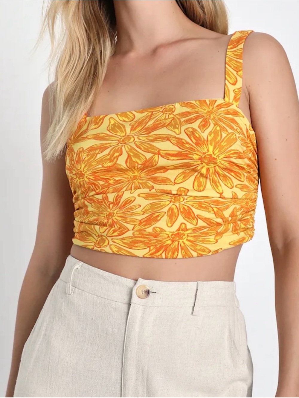 Free People All Tied Up Crop Tank - Size XS